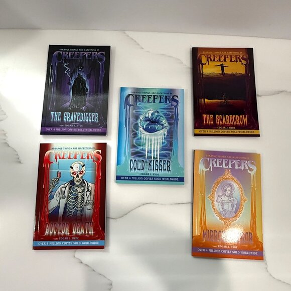 Creepers Books 6 thru 10 Horror Series for Kids Paperback Books Edgar J Hyde NEW - Picture 2 of 14